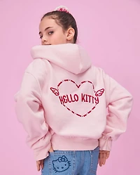 Girls Hello Kitty® Embellished Premium Fleece Hoodie