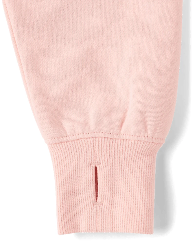 Girls Hello Kitty® Embellished Premium Fleece Hoodie