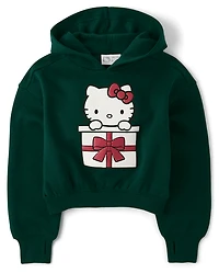 Girls Hello Kitty® Embellished Premium Fleece Hoodie