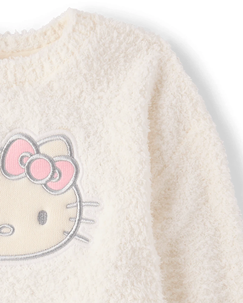 Girls Hello Kitty® Applique Sweater