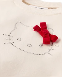 Girls Hello Kitty® Rhinestone Sweatshirt Dress