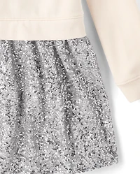 Girls Hello Kitty® Rhinestone Sweatshirt Dress