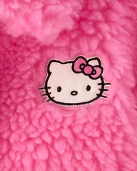Girls Hello Kitty® Applique Sherpa Jacket