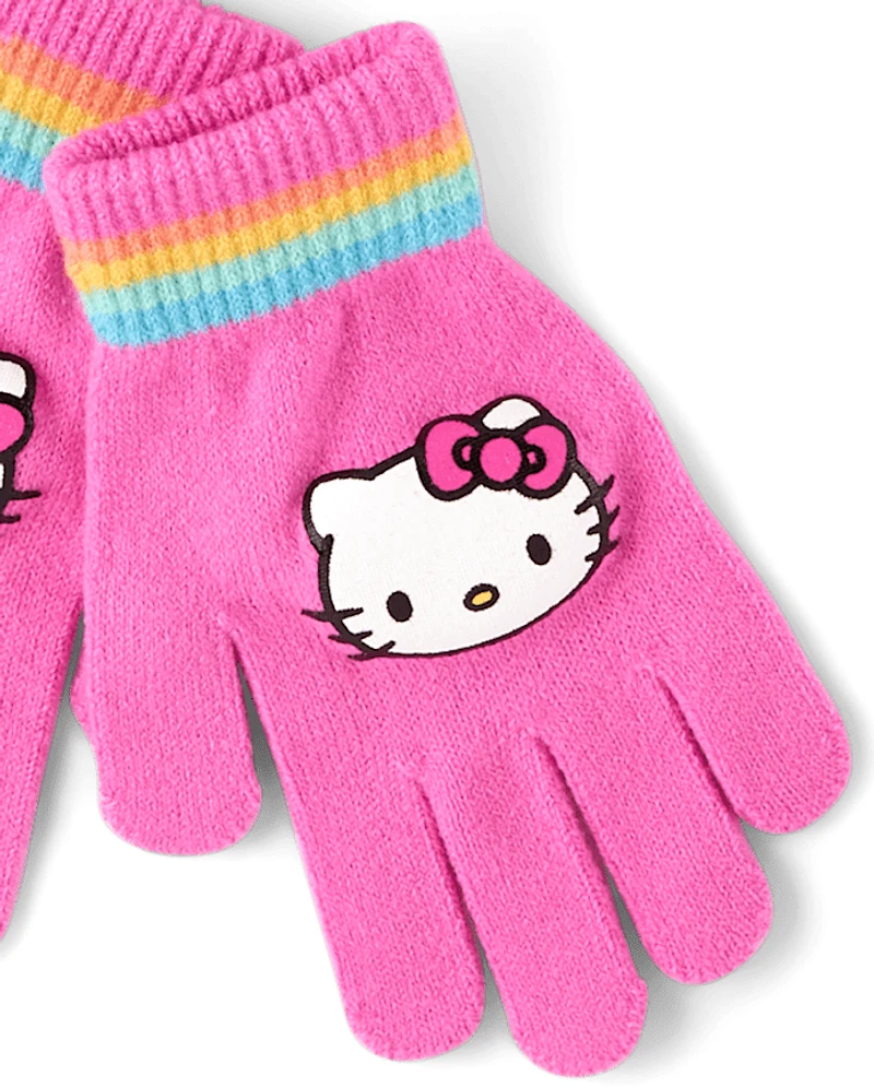 Girls Hello Kitty® Rainbow Heart 2-Piece Cold Weather Set