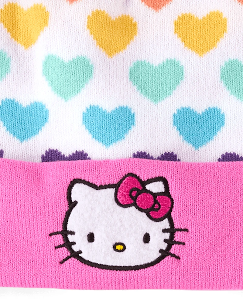 Girls Hello Kitty® Rainbow Heart 2-Piece Cold Weather Set