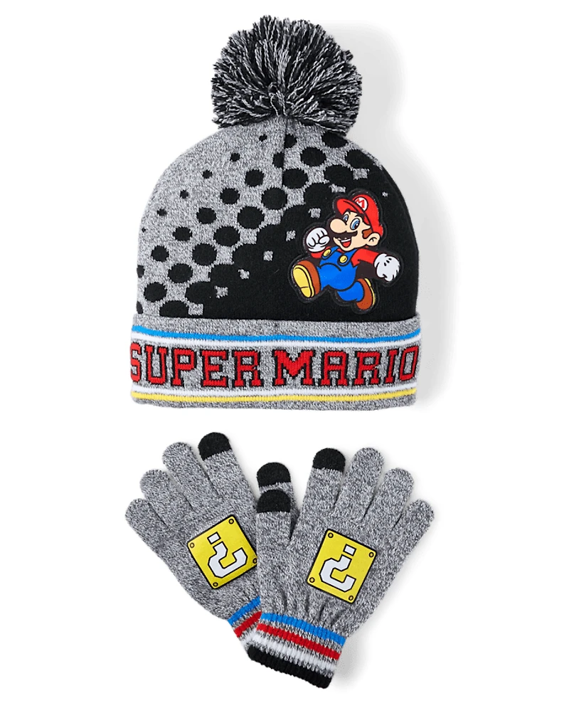 Boys Super Mario™ 2-Piece Cold Weather Set