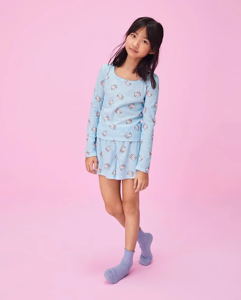 Girls Hello Kitty® Pointelle Pajamas