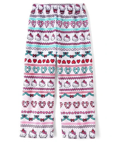 Girls Hello Kitty® Fairisle Fleece Pajama Pants