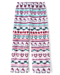 Girls Hello Kitty® Fairisle Fleece Pajama Pants