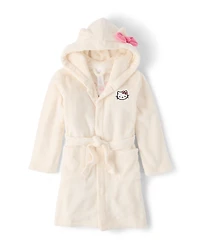 Girls Hello Kitty® Applique Fleece Robe