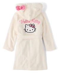 Girls Hello Kitty® Applique Fleece Robe