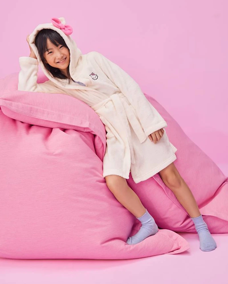 Girls Hello Kitty® Applique Fleece Robe