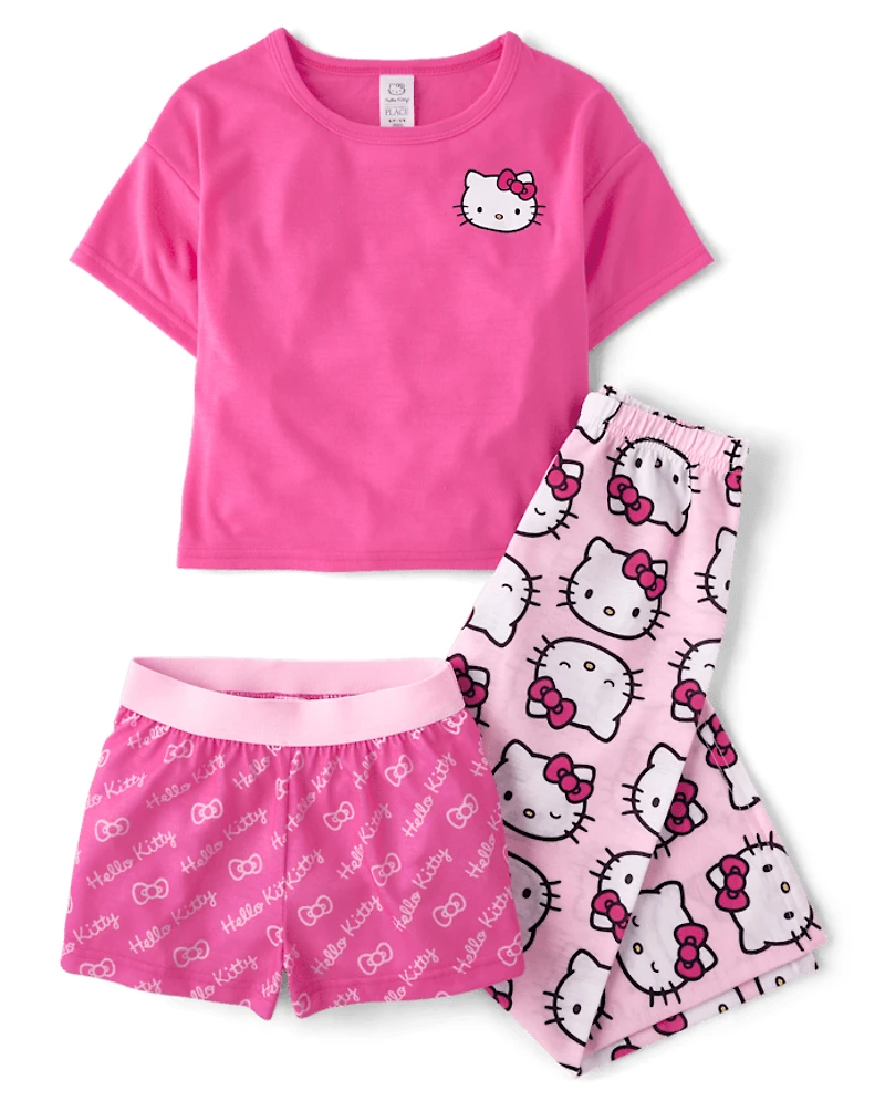 Girls Hello Kitty® 3-Piece Pajama Set