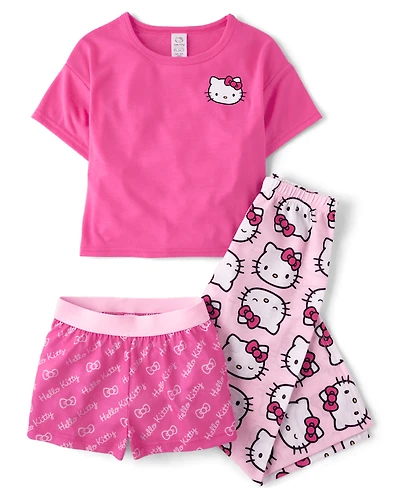 Girls Hello Kitty® 3-Piece Pajama Set