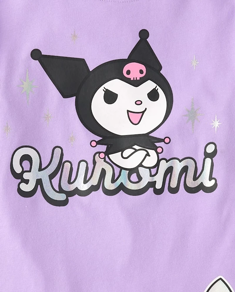 Girls Kuromi™ Holographic Graphic Tee