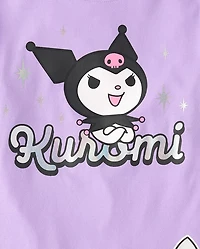 Girls Kuromi™ Holographic Graphic Tee