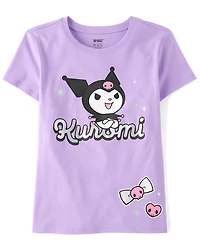 Girls Kuromi™ Holographic Graphic Tee