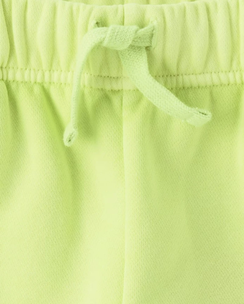 Kids Garment Dyed Premium Fleece Shorts