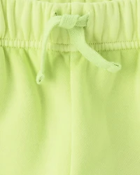 Kids Garment Dyed Premium Fleece Shorts