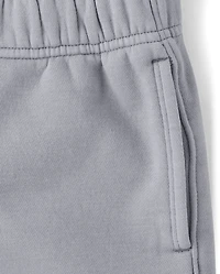 Kids Garment Dyed Premium Fleece Shorts