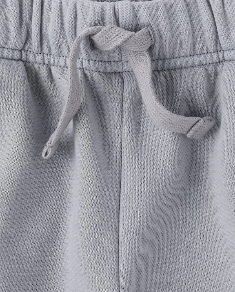 Kids Garment Dyed Premium Fleece Shorts