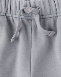 Kids Garment Dyed Premium Fleece Shorts