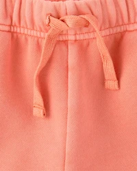 Kids Garment Dyed Premium Fleece Shorts