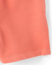 Kids Garment Dyed Premium Fleece Shorts