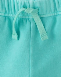 Kids Garment Dyed Premium Fleece Shorts