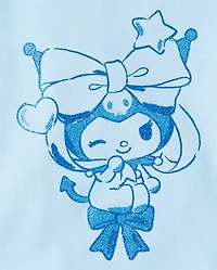 Toddler Girls Kuromi™ Glitter Baby Tee