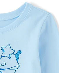 Toddler Girls Kuromi™ Glitter Baby Tee