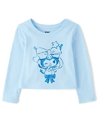 Toddler Girls Kuromi™ Glitter Baby Tee