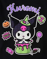 Toddler Girls Kuromi™ Glow Halloween Graphic Tee