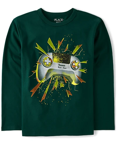 Boys Game Controller Graphic Tee