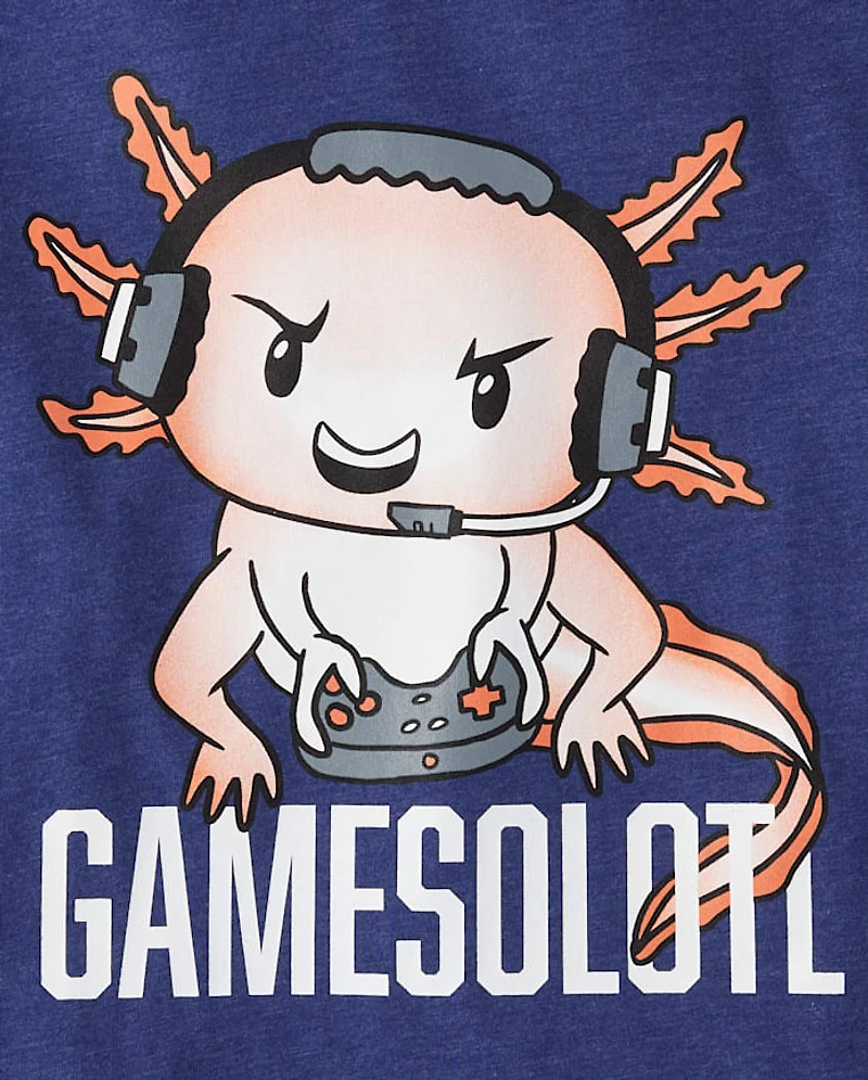 Boys Gamesolotl Graphic Tee