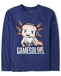 Boys Gamesolotl Graphic Tee