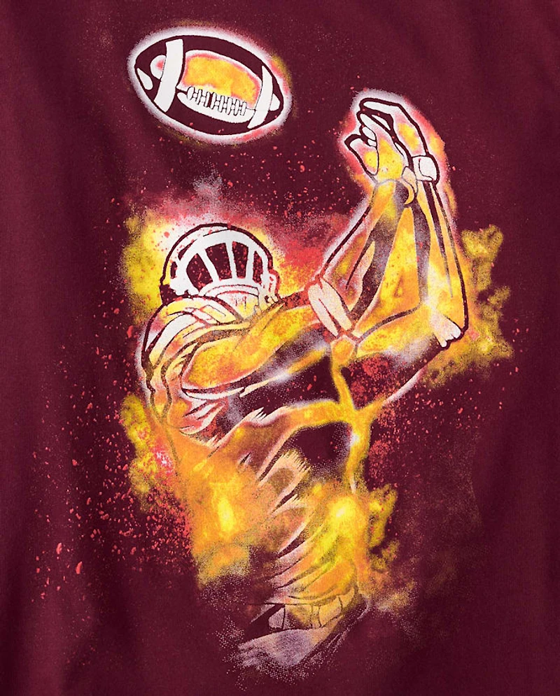 Boys Football Graphic Tee