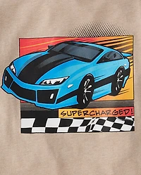 Boys Racecar Graphic Tee