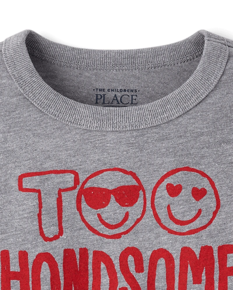 Baby And Toddler Boys Too Handsome Graphic Tee