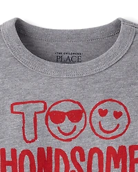 Baby And Toddler Boys Too Handsome Graphic Tee