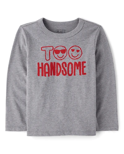 Baby And Toddler Boys Too Handsome Graphic Tee