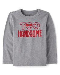 Baby And Toddler Boys Too Handsome Graphic Tee