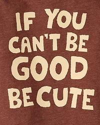 T-shirt graphique « Soyez mignons » pour bébés et tout-petits garçons