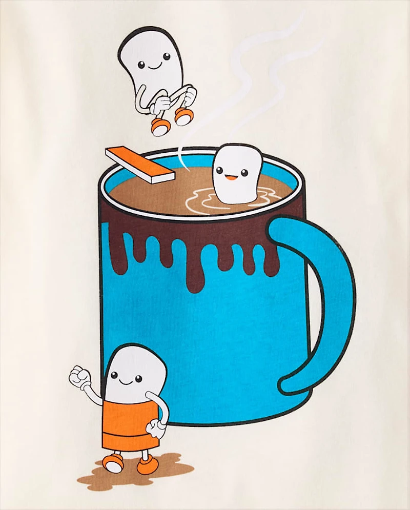 Baby And Toddler Boys Hot Cocoa Pool Graphic Tee