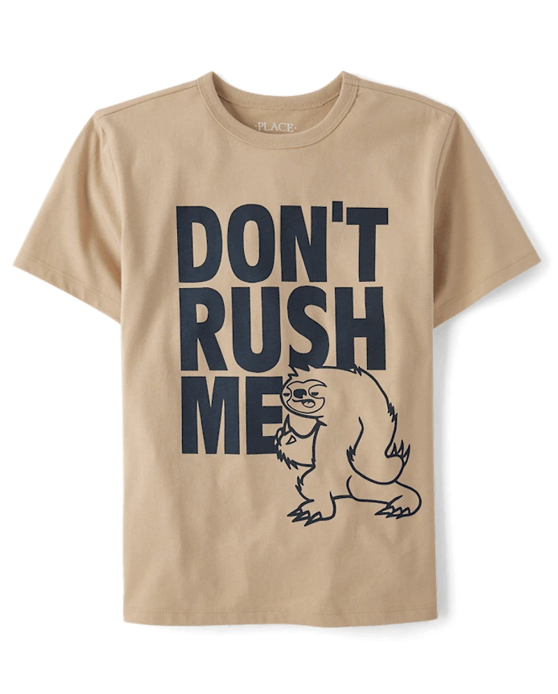 Boys Don't Rush Me Graphic Tee