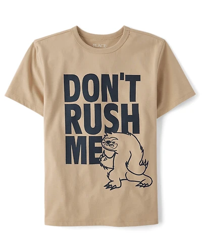 Boys Don't Rush Me Graphic Tee