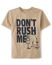 Boys Don't Rush Me Graphic Tee