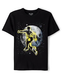 Boys Soccer Player Graphic Tee