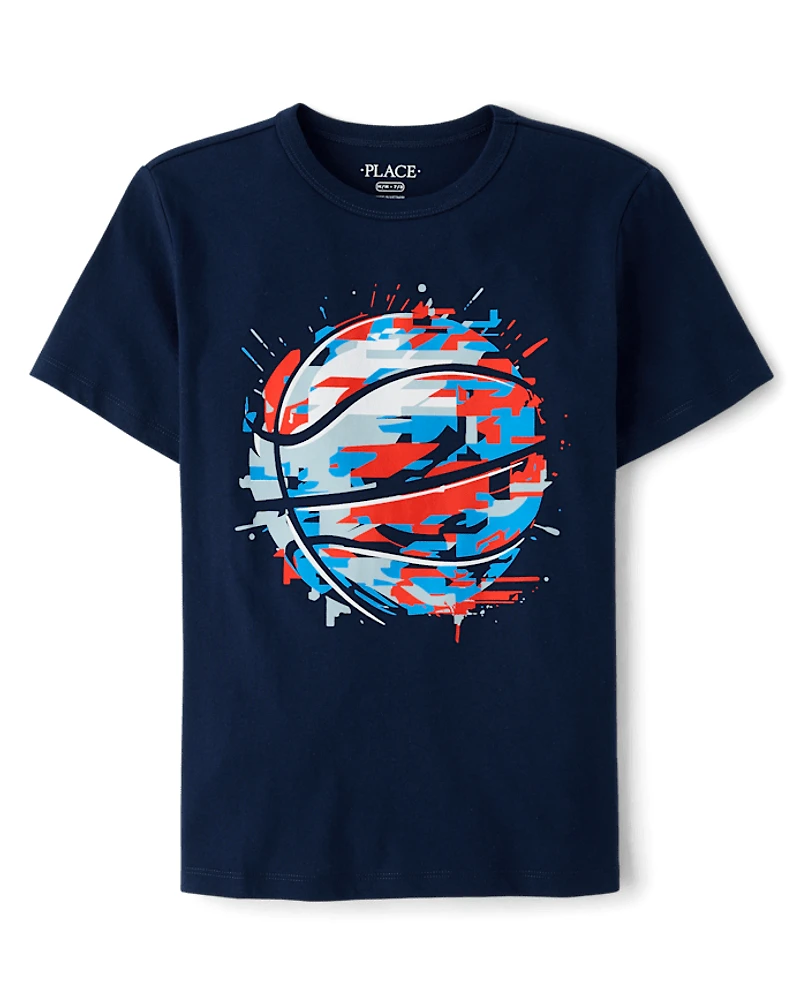 Boys Basketball Graphic Tee