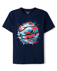 Boys Basketball Graphic Tee